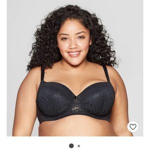 46C lightly line balconette bra